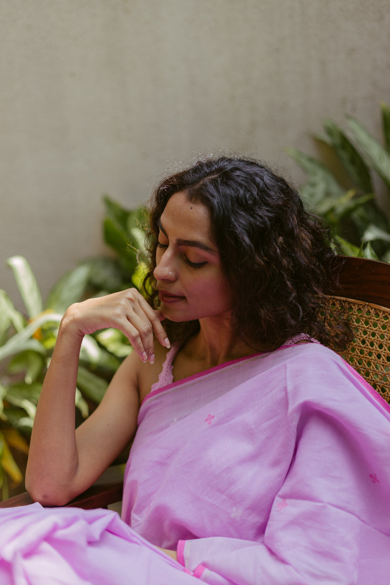pure khadi cotton saree