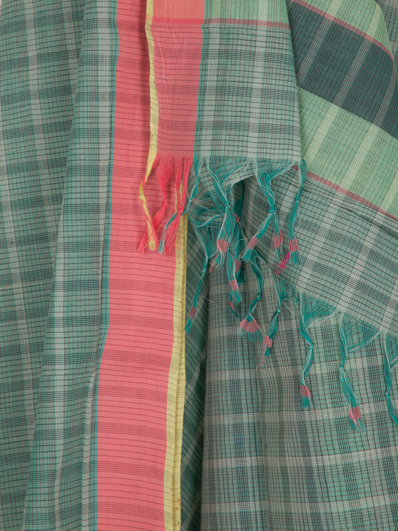 Lucid Dream - Handwoven Cotton Saree
